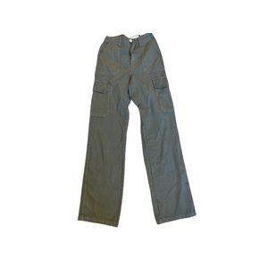 Zara - High Waisted Olive Green Cargo Pants NWT Size: 0